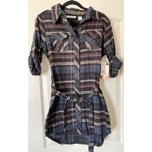 Brand new with tag, Long sleeve flannel dress.